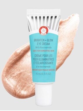 First Aid Beauty Brighten + Glow Eye Cream with Niacinamide NEW! FULL SIZE